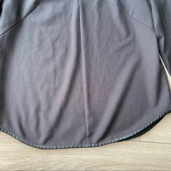 Club Monaco V Neck Satin  Trim Blouse - Picture 8 of 16